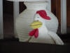 White chicken closeup